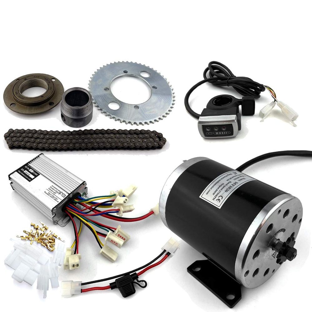 Motorbike Engine Burshed DC Motor DIY Go-cart Chain Drive More Than (48V Thumb)