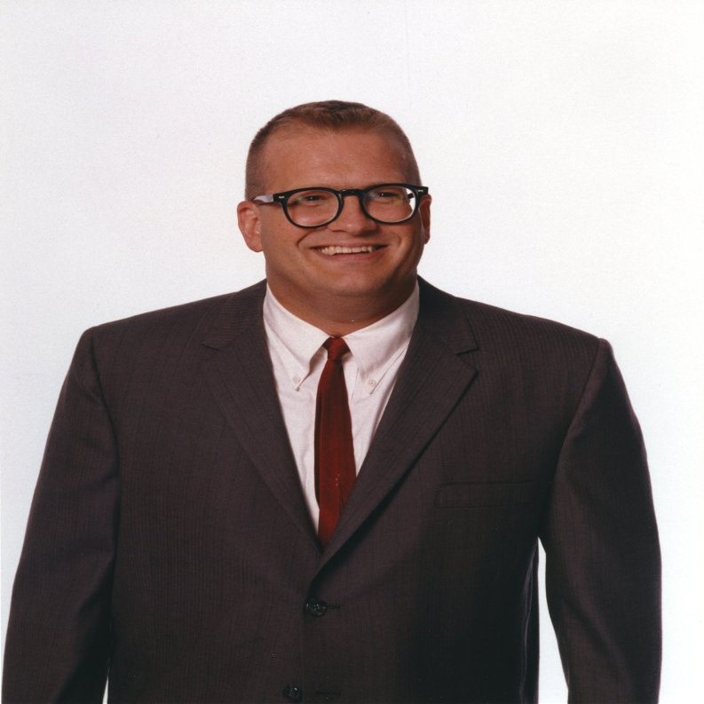 Drew Carey smiling in Tuxedo Portrait Photo Print (24 x 30)