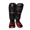 Kids Champion Shin Guards, with Instep Pads and Foot Protection, Phoenix Fight Gear Mixed Martial Arts Shin Guards for Kids, Youth shin Guards for MMA Training, Muay Thai (Black, Medium) view 1