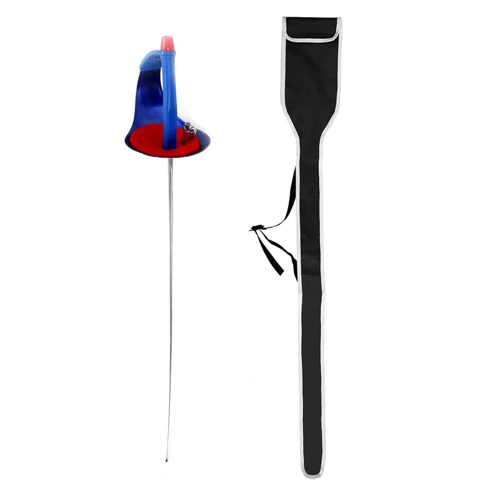 LEONARK Fencing Saber Electric Sword Weapon - National Grade with Guard Pad and Handle Grip - Professional Fencing Gear for Fencer (Saber, Size 5 - Right Hand)