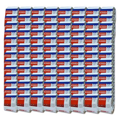 [120 Pack] Oversized Emergency Blanket 71x142 | Emergency Mylar Blankets | Survival Blanket for Survival Supplies, Camping, Hiking, or Emergencies