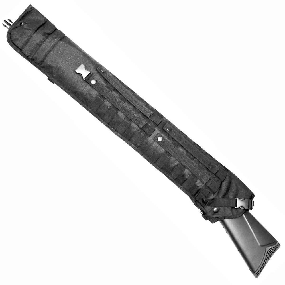 Trinity Scabbard Padded Case for Savage 64 FL Series Tactical case Hunting Storage Soft Range molle Holster Bag Shoulder Military Security Atv Horse Motorcycle Truck Quad Carry Padded Bag Black 34 in.