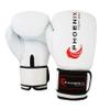 Phoenix Fight Gear's Flight Boxing Gloves, MMA Gear, Gear for Boxing, Sparring, and Other MMA Mixed Martial Arts Sports, Adult Sizes 10oz, 12oz, 14oz, 16oz, 18oz in Black, Grey, White (White 18 oz) view 1