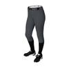 DeMarini Girls' Fierce Softball Pants - Charcoal, X-Small view 1