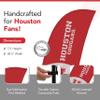 Houston Cougars College Sports Printed Feather Flag - NCAA Licensed - Super Polyester - School Banner (Red, White) (7.5' Cross Base) view 2