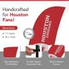 Houston Cougars College Sports Printed Feather Flag - NCAA Licensed - Super Polyester - School Banner (Red, White) (7.5' Spike Base) view 2