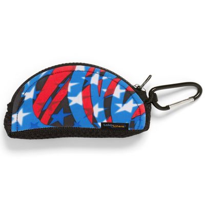 LokoSphere Mouthguard Case, One Size, Patriotic Flames