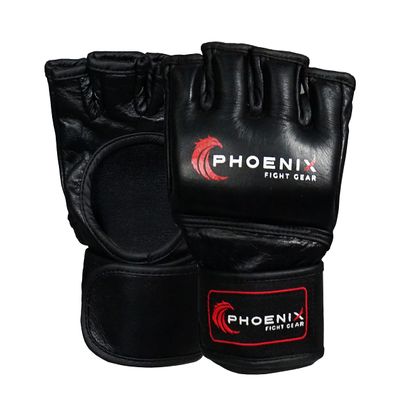 Flight MMA Fight Gloves (Black, Small)
