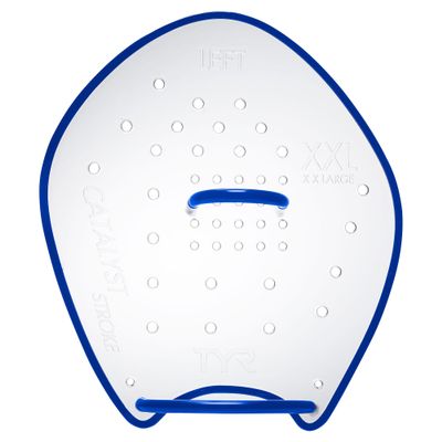TYR Catalyst Stroke Swim Paddles - Adult Swim Paddles for Training - Durable, Flexible Hand Fins for Building Strength, Endurance, and Improving Technique