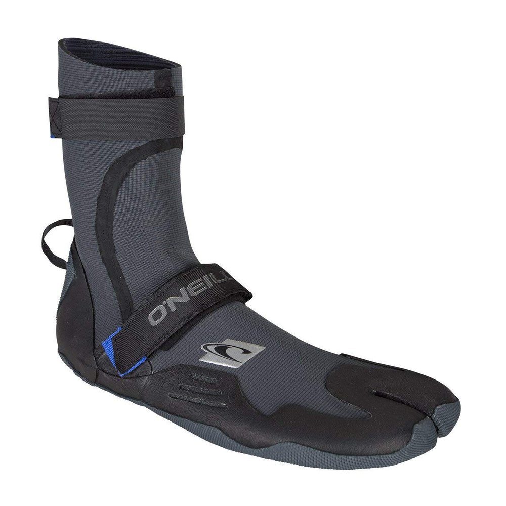 O'Neill Psycho Tech 3/2mm Split Toe Booties, Black, 13