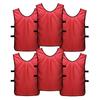 SportsRepublik Pinnies Practice Scrimmage Vests (6-Pack) - Last Longer and Look Cooler - Soccer,Red,S (Kids age 3-5) view 1