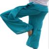 RaanPahMuang Wild Light Cotton Thai Pirates Pants Hip Tied, X-Large, Pine Green view 2