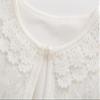 CHENXIN Girls Shrug Knit Short Sleeve Lace Bolero Cardigan Shrug (Ivory 2, 8-9T) view 3