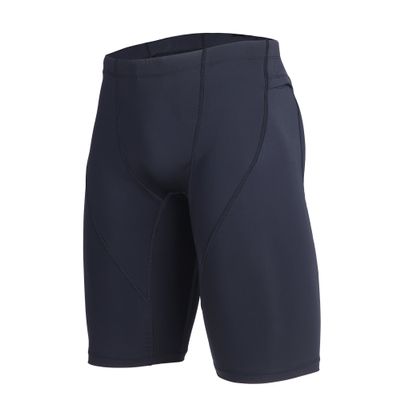 beroy Mens Compression Shorts Training Athletics Workout Tight Sports Base Layer with One Pocket(Black,S)