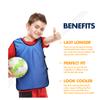 SportsRepublik Pinnies Scrimmage Vests for Kids, Youth and Adults (6-Pack) - Soccer Pennies view 2