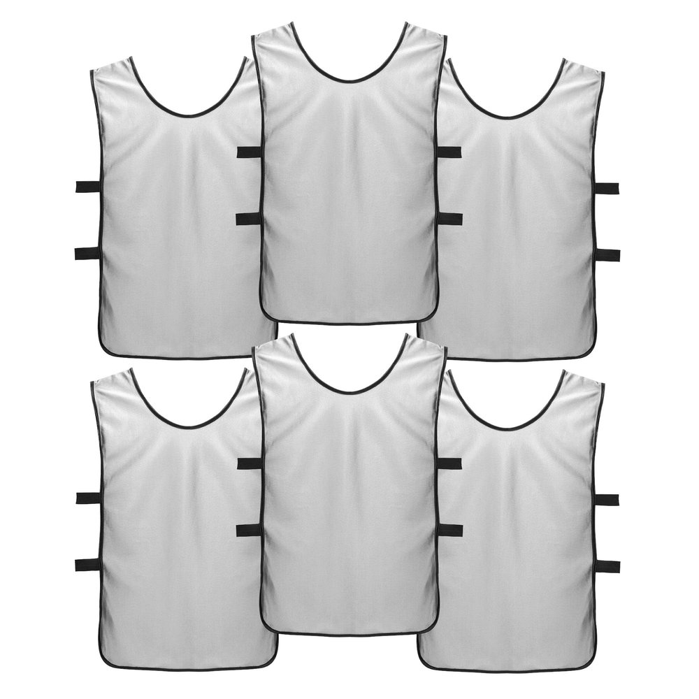 SportsRepublik Pinnies Scrimmage Vests for Kids, Youth and Adults (6-Pack) - Soccer Pennies