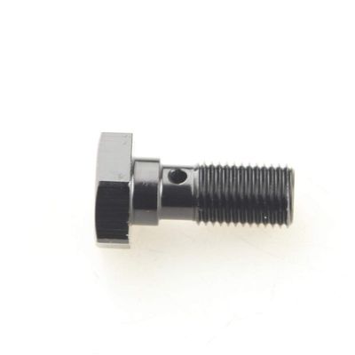 AdlerSpeed Aluminium Brake Fitting Adaptor - Banjo Bolt UNF 3/8-24 Black