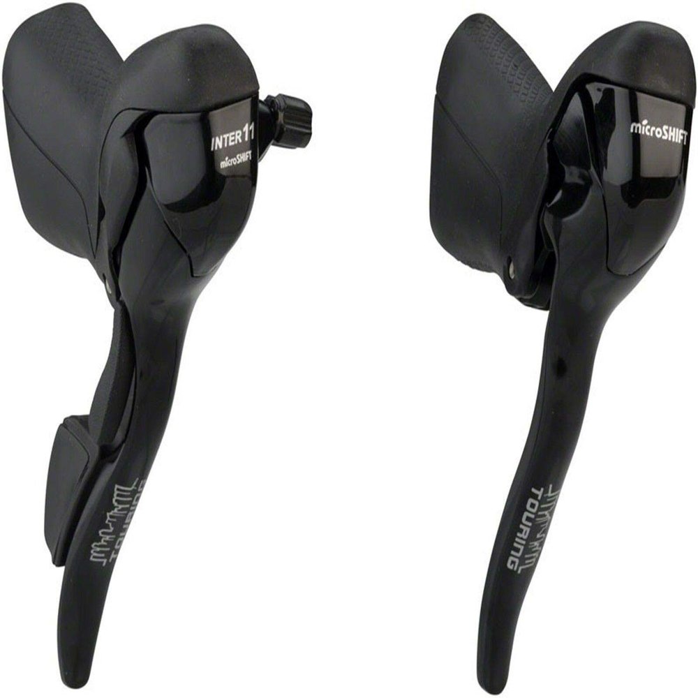 microSHIFT N110 Alfine 11 Speed Drop Bar Shifter Set Black