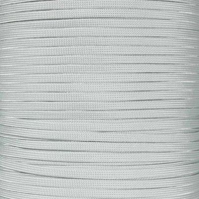 Craft County Coreless 650 Nylon Paracord  Wire Cover, Jewelry Making String, or Accessory Cord (Silver Gray, 1000 Feet)
