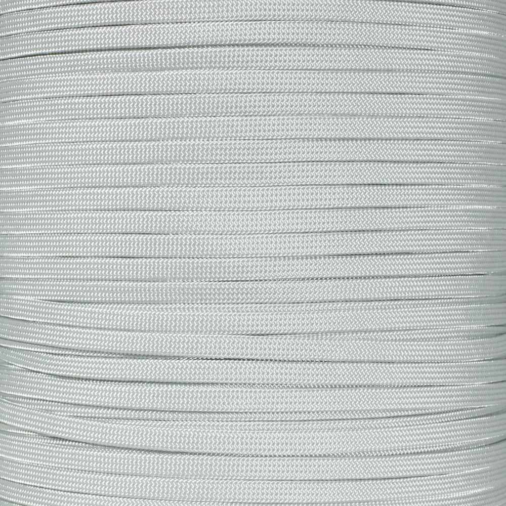 Craft County Coreless 650 Nylon Paracord  Wire Cover, Jewelry Making String, or Accessory Cord (Silver Gray, 1000 Feet)
