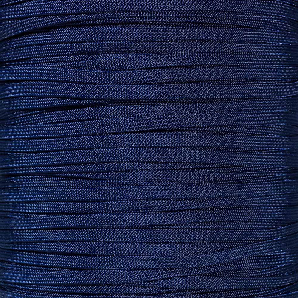 Craft County Coreless 650 Nylon Paracord  Wire Cover, Jewelry Making String, or Accessory Cord (Midnight Blue, 1000 Feet)