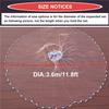 EASY BIG American Fishing Cast Net with Aluminum Frisbee for Bait Trap Fish Dia:7.8ft/9.8ft/11.8ft/13.7ft, 0.8inch Mesh Size (Dia: 11.8FT (Metal Lead)) view 3