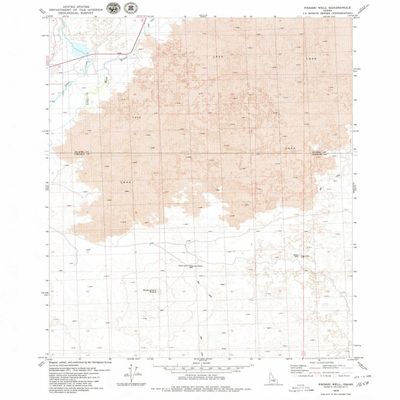 Pagari Well ID topo map, 1:24000 Scale, 7.5 X 7.5 Minute, Historical, 1979, Updated 1979, 26.8 x 22 in - Tyvek