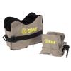 SME 2 Piece Shooting Bags | Durable Versatile Front & Rear Shooting Bags with Non-Slip Bottom & Suede Leather Topper | Unfilled view 1