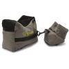 SME 2 Piece Shooting Bags | Durable Versatile Front & Rear Shooting Bags with Non-Slip Bottom & Suede Leather Topper | Unfilled view 3