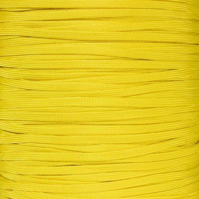 Craft County Coreless 650 Nylon Paracord  Wire Cover, Jewelry Making String, or Accessory Cord (Yellow, 1000 Feet)