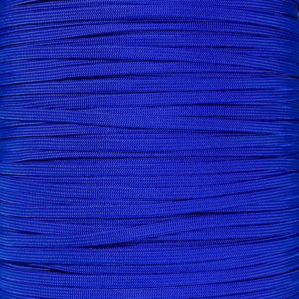 Craft County Coreless 650 Nylon Paracord  Wire Cover, Jewelry Making String, or Accessory Cord (Electric Blue, 1000 Feet)