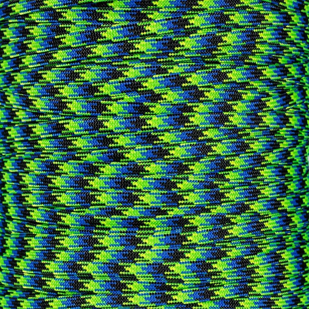 Craft County Coreless 650 Nylon Paracord  Wire Cover, Jewelry Making String, or Accessory Cord (Aquatica, 1000 Feet)