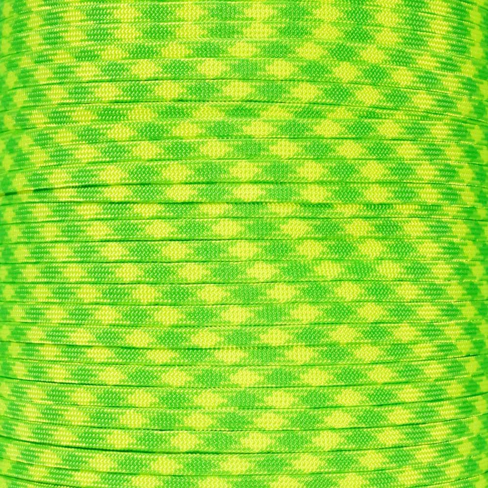 Craft County Coreless 650 Nylon Paracord  Wire Cover, Jewelry Making String, or Accessory Cord (Dayglow, 1000 Feet)