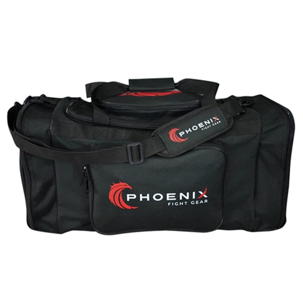 Phoenix Fight Gear Thrive Gear Bag, Multi-Purpose Gym, Travel, and Sling Bag, Black, One Size