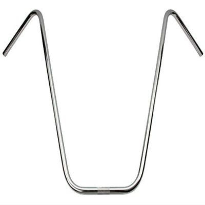 Alta Ape-Hangers Bicycle 22.2mm Handle Bars, Multiple Sizes and Colors (Chrome, 25")