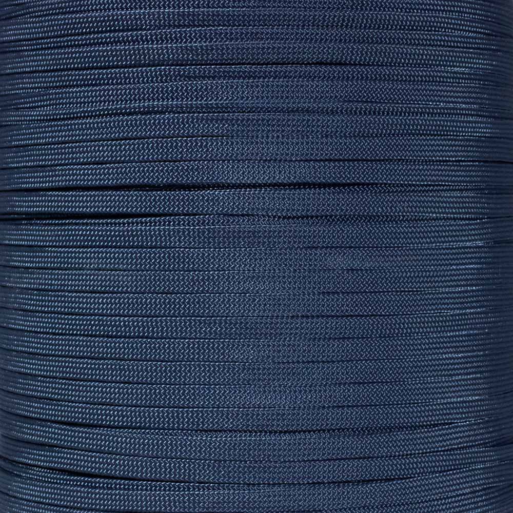 Craft County Coreless 650 Nylon Paracord  Wire Cover, Jewelry Making String, or Accessory Cord (FS Navy Blue, 1000 Feet)