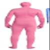 Full Bodysuit With Zipper Helper Spandex Unisex Unitard Tights Suit Zentai Cosplay Costume (Small, Pink) view 2