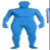Full Bodysuit With Zipper Helper Spandex Unisex Unitard Tights Suit Zentai Cosplay Costume (Small, Light Blue) view 1