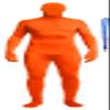 Full Bodysuit With Zipper Helper Spandex Unisex Unitard Tights Suit Zentai Cosplay Costume (XX-Large, Orange) view 1