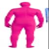 Full Bodysuit With Zipper Helper Spandex Unisex Unitard Tights Suit Zentai Cosplay Costume (Medium, Hot Pink) view 2