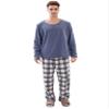 Richie House Men's Soft & Warm Lightweight Fleece Pajama Set RHM2857-A-S view 1