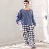 Richie House Men's Soft & Warm Lightweight Fleece Pajama Set RHM2857-A-S view 2