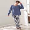 Richie House Men's Soft & Warm Lightweight Fleece Pajama Set RHM2857-A-S view 4