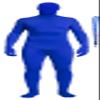 Full Bodysuit With Zipper Helper Unisex Spandex Stretch Adult Costume Zentai Disappearing Man Body Suit (X-Large, Blue) view 1