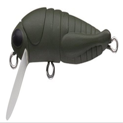 Tackle House Lure Grasshopper F Single Hook No. 10 Matte Dark Olive.