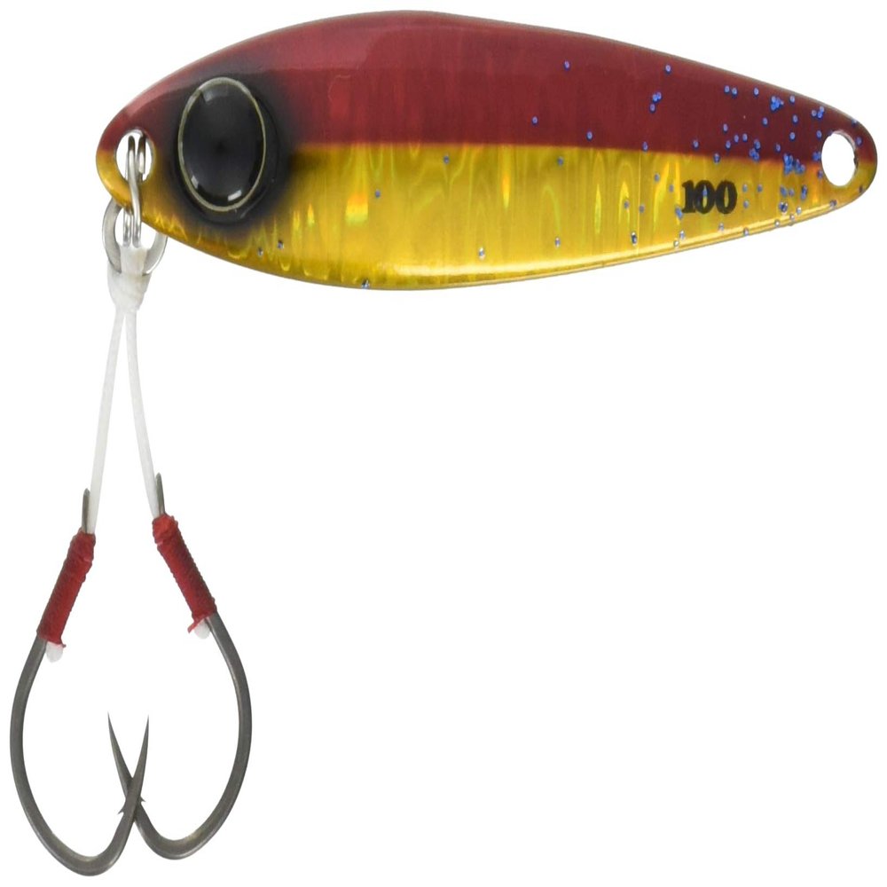 JACKALL Bing Metal TG Metal Jig, 3.5 oz (100 g), Red Gold