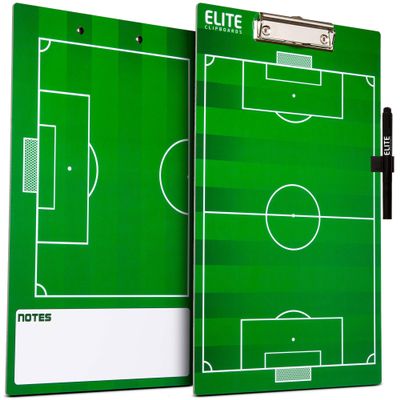 Elite Clipboards Dry Erase Coaches Clipboards | Basketball, Baseball, Soccer, Football, Hockey, Volleyball, Lacrosse (Soccer)