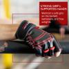 Work Out Gloves for Weight Lifting - Top Men and Womens Weightlifting Gym Glove for Barbell Exercise Workouts - Extra Soft Protective Grips for Comfortable Workout Grip with Lock In Wrist Wrap view 3