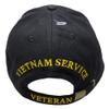 AES Vietnam War Veteran Proudly Served Embroidered Hat Black Ball Cap EE 0512 view 4