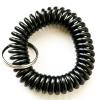 ONDEPOT 100pcs Colorful Soft Spring Spiral Coil Elastic Wrist Band Key Ring view 3
